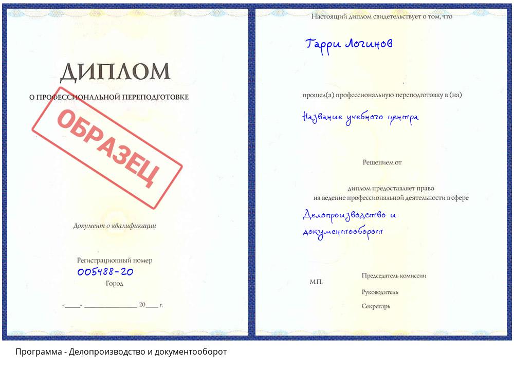 Делопроизводство и документооборот Батайск